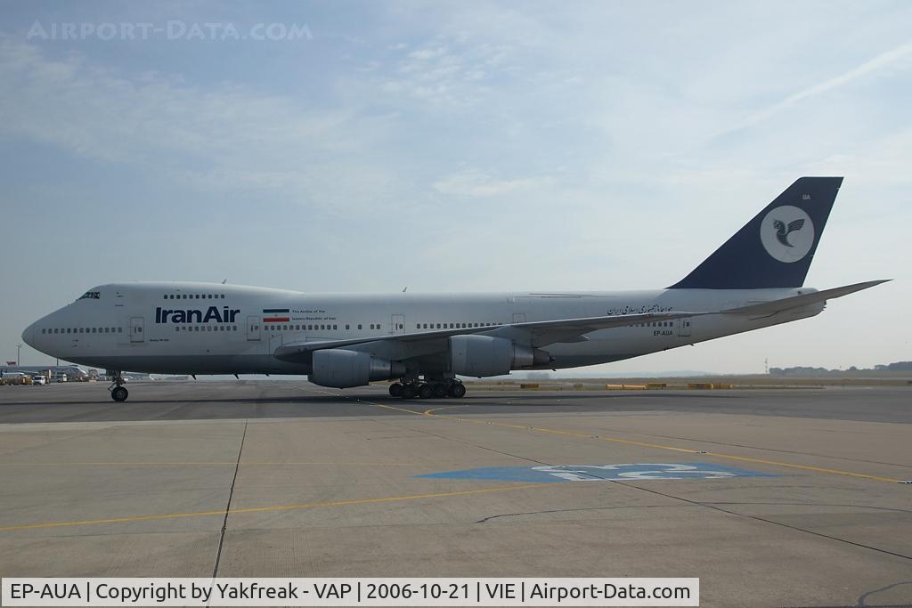 EP-AUA, 1981 Boeing 747-230B C/N 22670, Iran Air Boeing 747-200