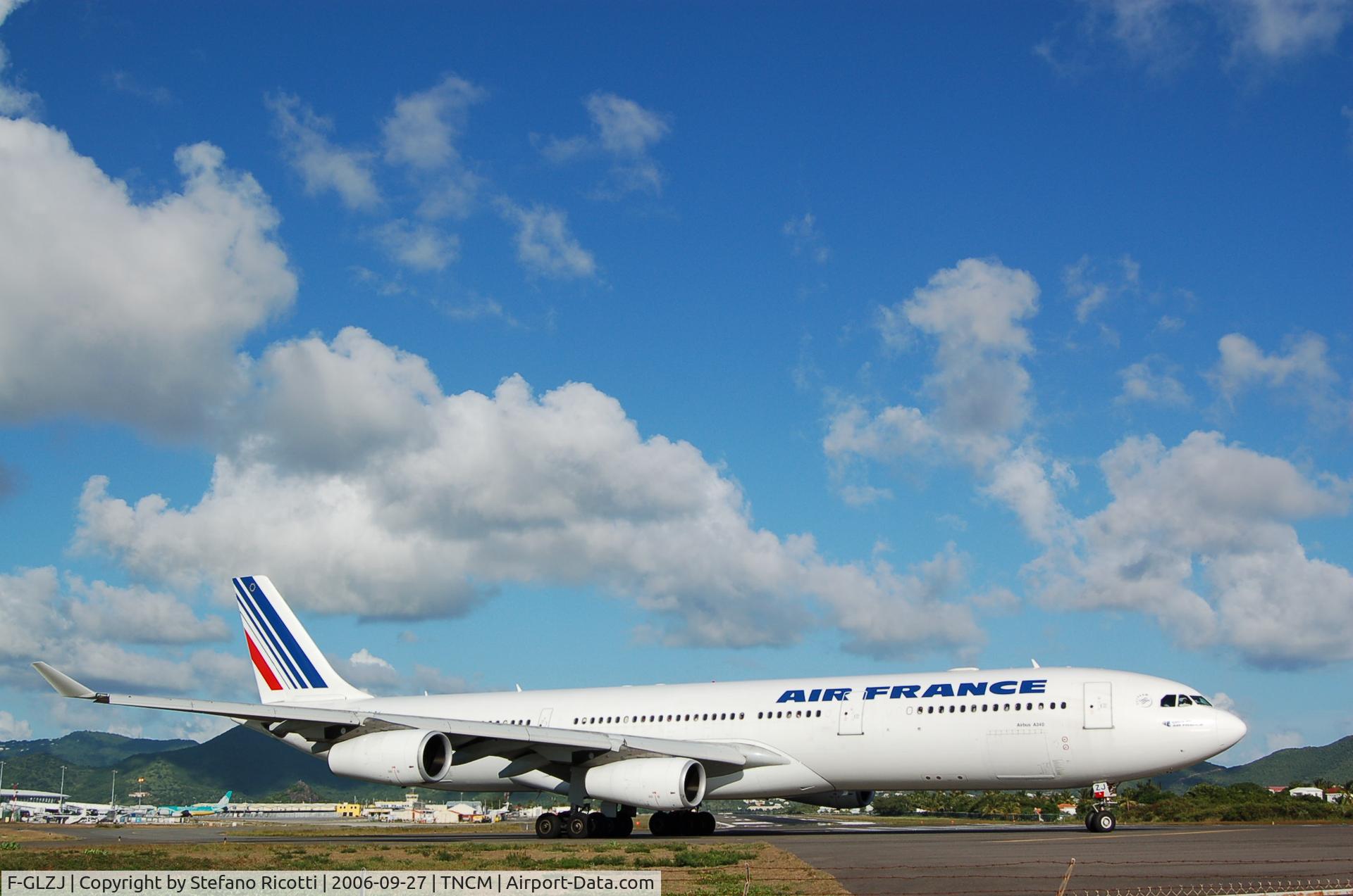 F-GLZJ, 1997 Airbus A340-313X C/N 186, Almost ready to takeoff