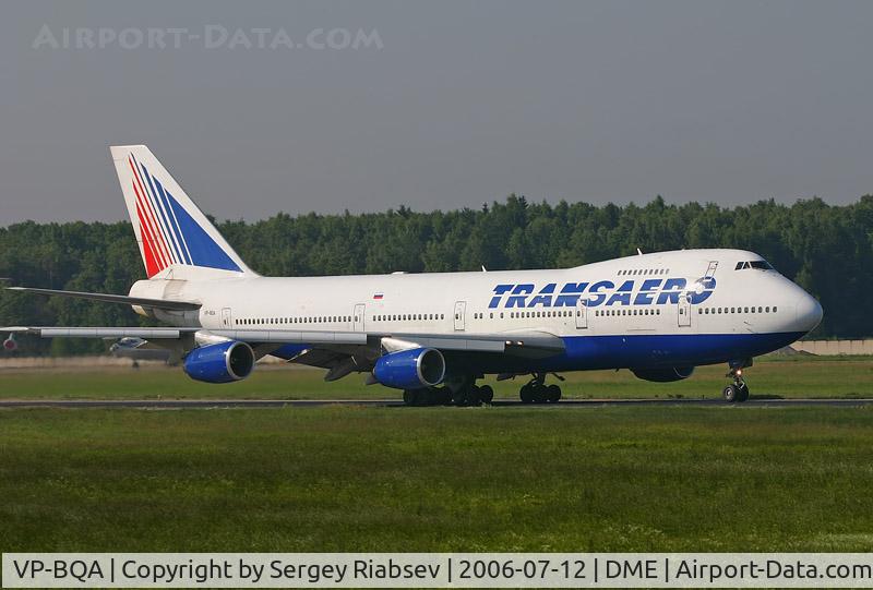 VP-BQA, 1981 Boeing 747-219B C/N 22723, Transaero