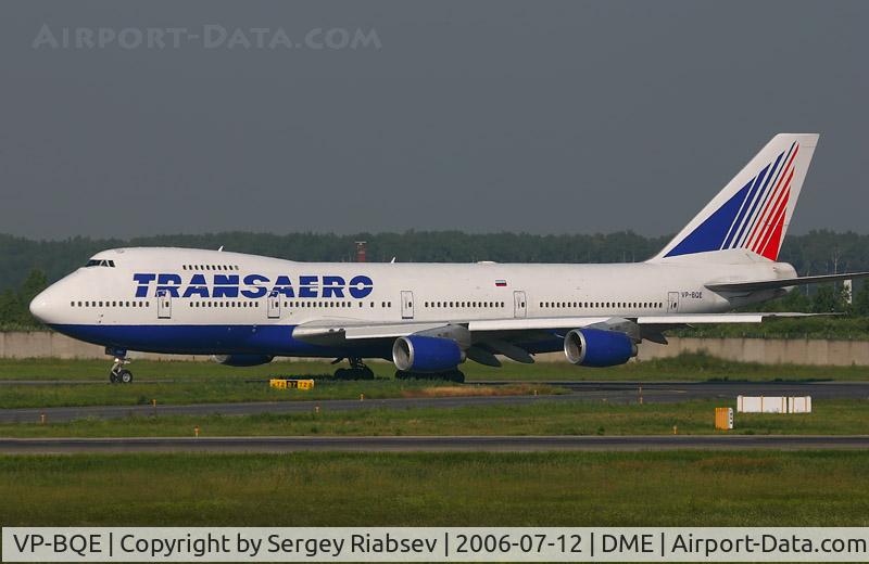 VP-BQE, 1981 Boeing 747-219B C/N 22722, Transaero