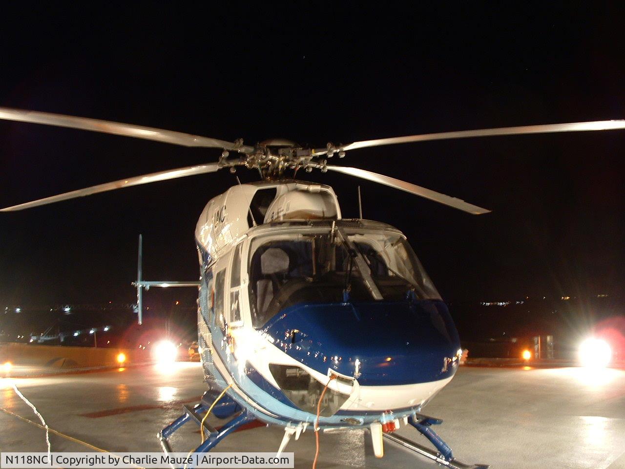N118NC, Eurocopter-Kawasaki BK-117A-3 C/N 7067, unc tarheel 2