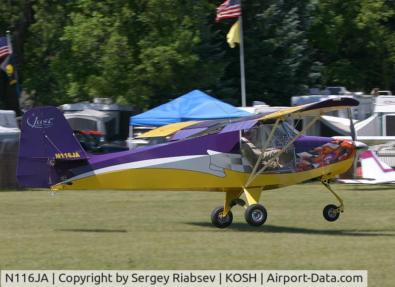N116JA, 2003 Just Aircraft Escapade C/N JAESC0001, EAA AirVenture 2005