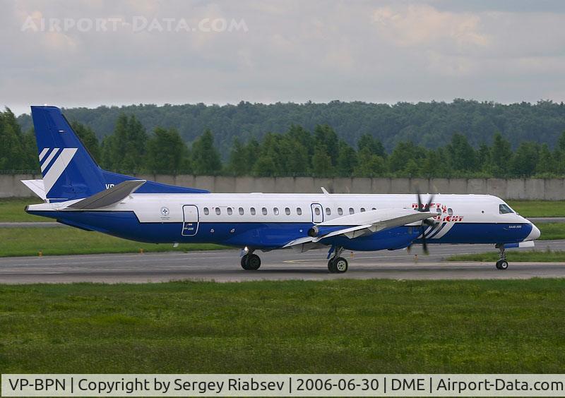 VP-BPN, 1998 Saab 2000 C/N 2000-058, Operated for Polet Flight.