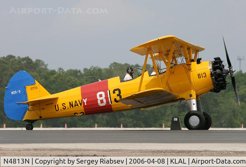 N4813N, 1942 Boeing Stearman E75 Kaydet C/N 75-5936, Sun-n-fun 2006