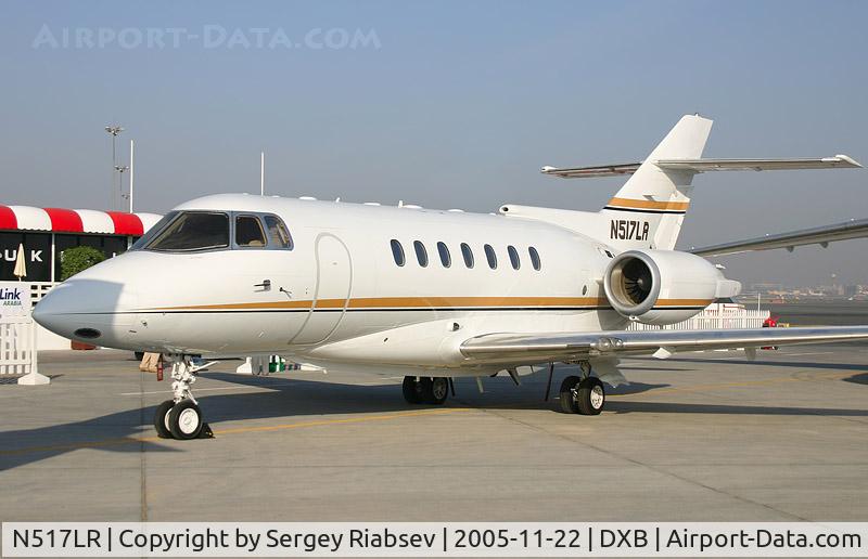 N517LR, 1992 British Aerospace BAe.125-1000A C/N 259017, Dubai 2005 airshow.