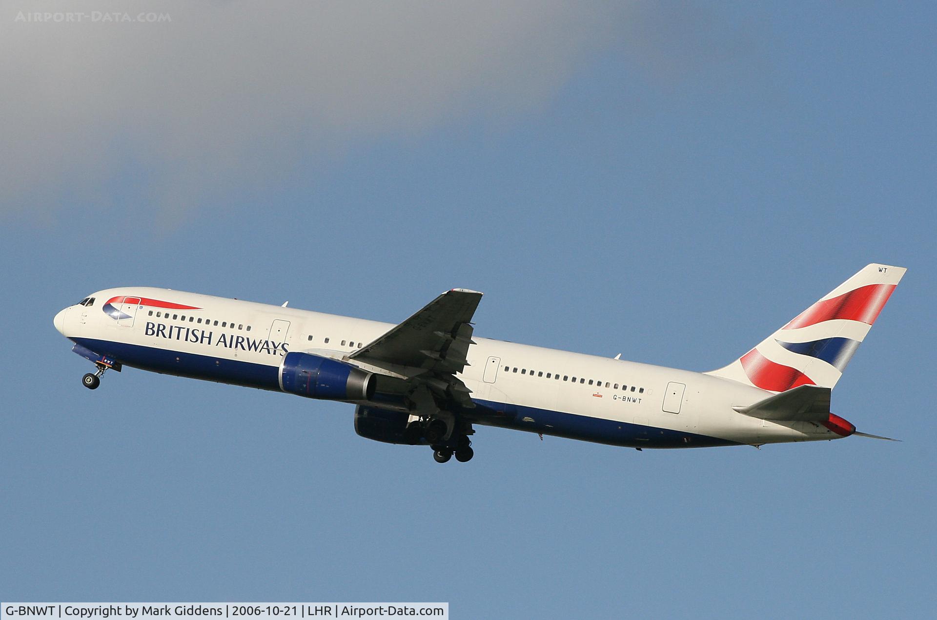 G-BNWT, 1992 Boeing 767-336 C/N 25828, G-BNWT  Boeing 767-336ER  British Airways