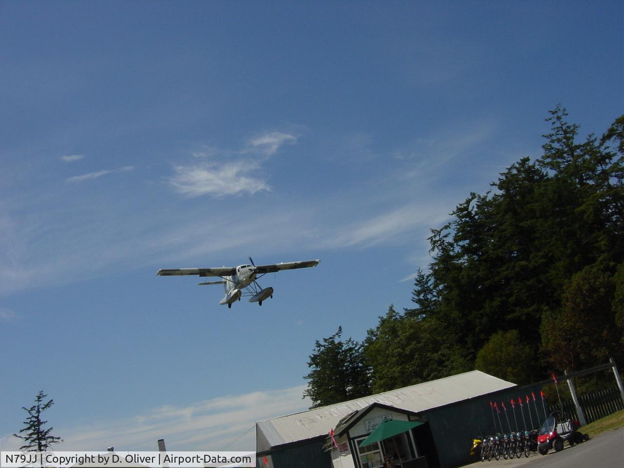 N79JJ, 1958 De Havilland Canada DHC-3 Turbo Otter Otter C/N 300, N79JJ Landing at Roche Harbor