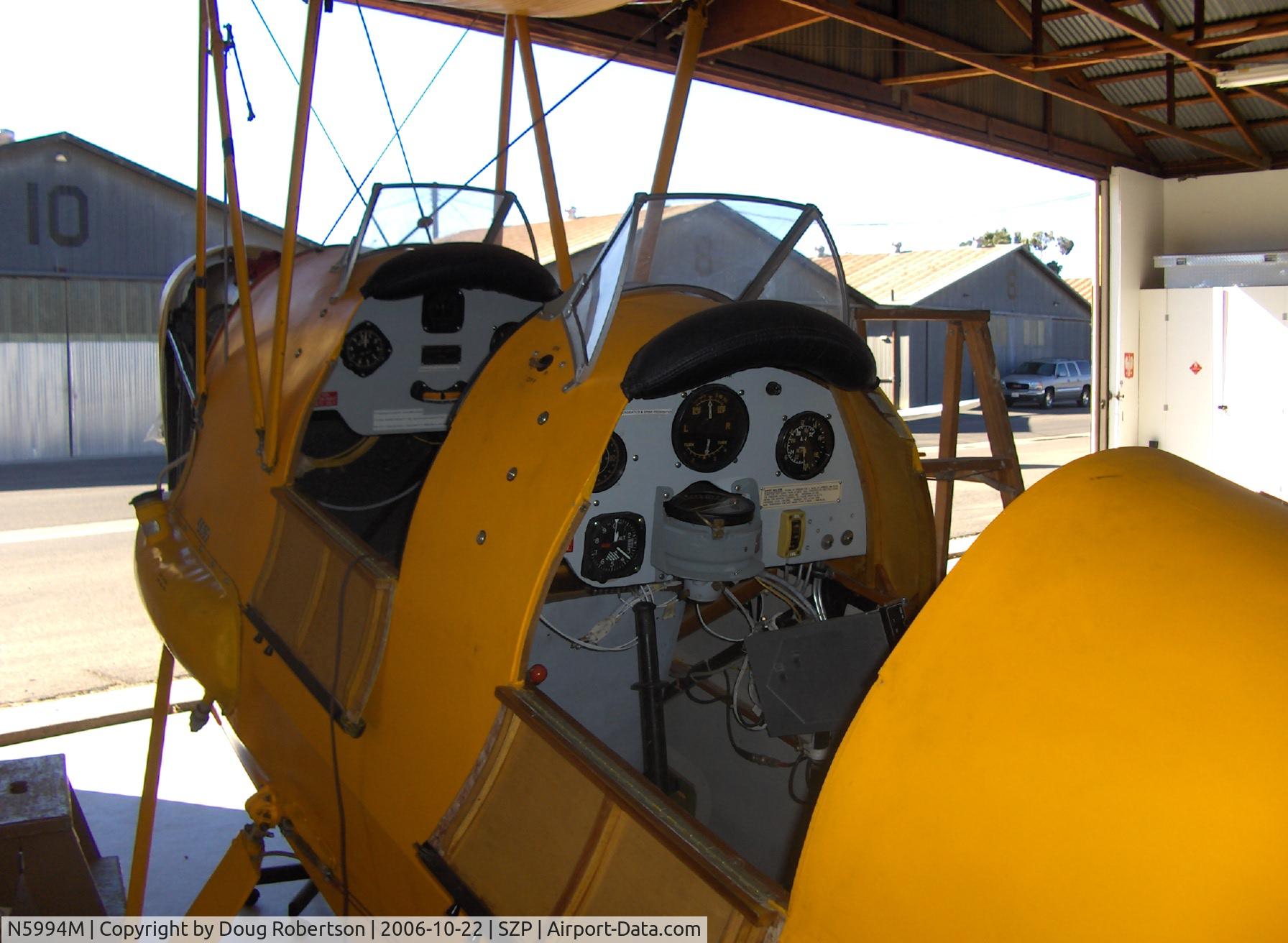 N5994M, 1942 De Havilland Canada DH-82C Tiger Moth C/N DHC1297, 1942 DeHavilland D.H.82C TIGER MOTH, cockpits and instrument panels