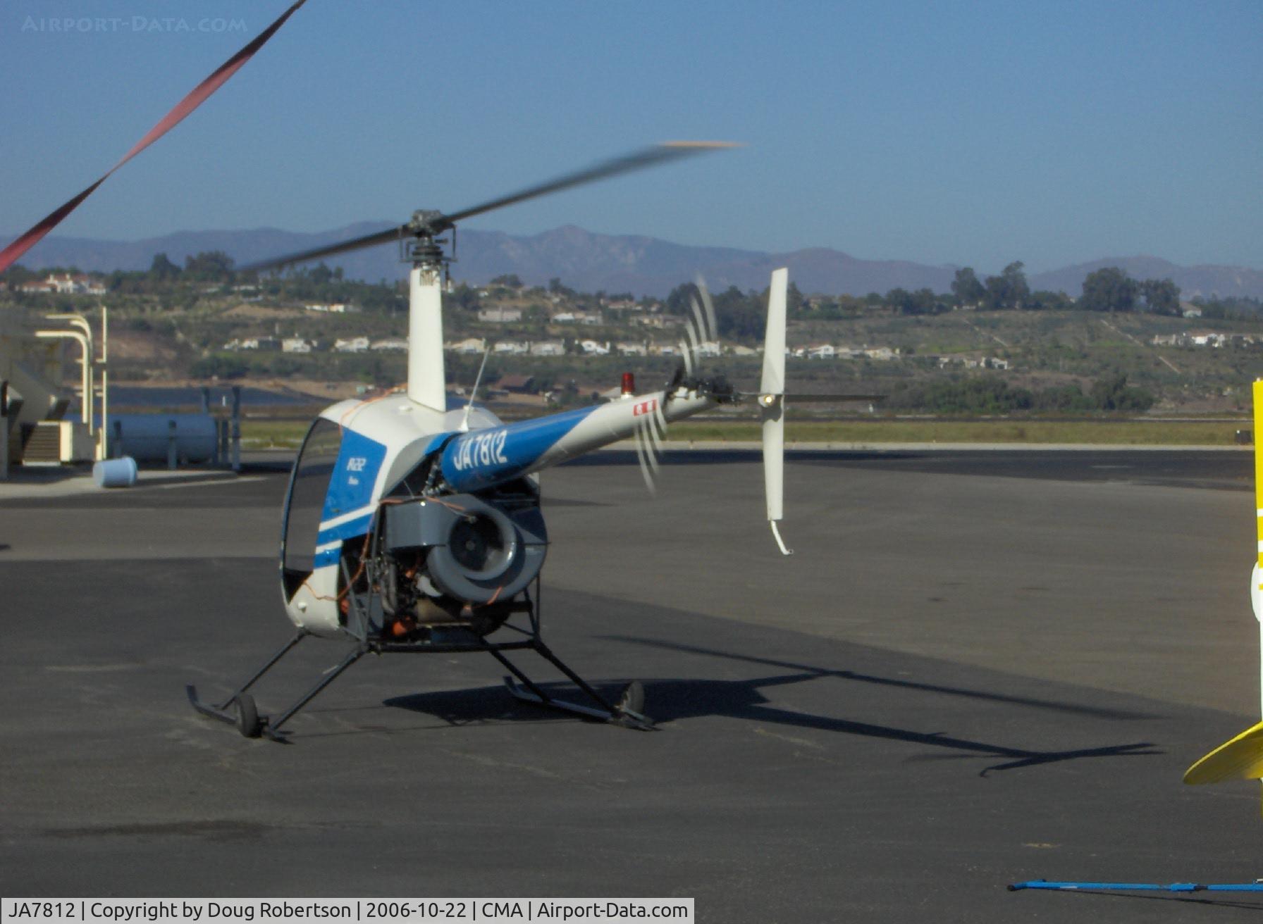 JA7812, 1990 Robinson R22 Beta C/N 1268, 0000 ROBINSON R22 BETA, Lycoming O-360 derated to 131 Hp, engine runup