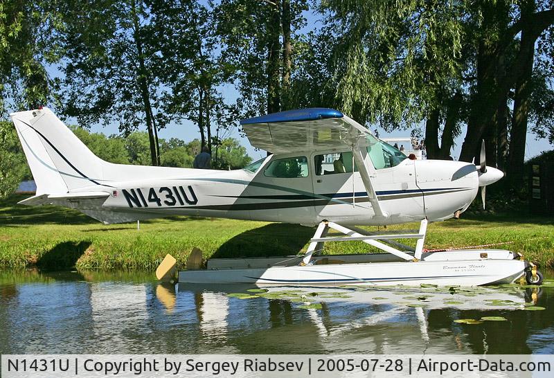 N1431U, 1976 Cessna 172M C/N 17267098, Lake Winnwbago splash-in.