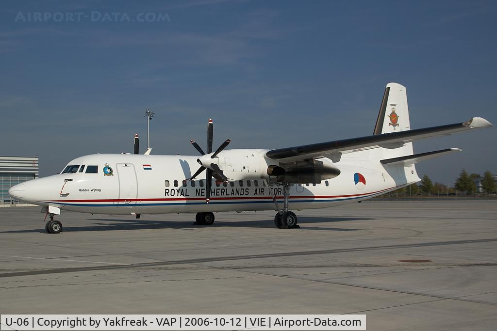 U-06, 1993 Fokker 50 C/N 20287, Dutch Air Force Fokker 50