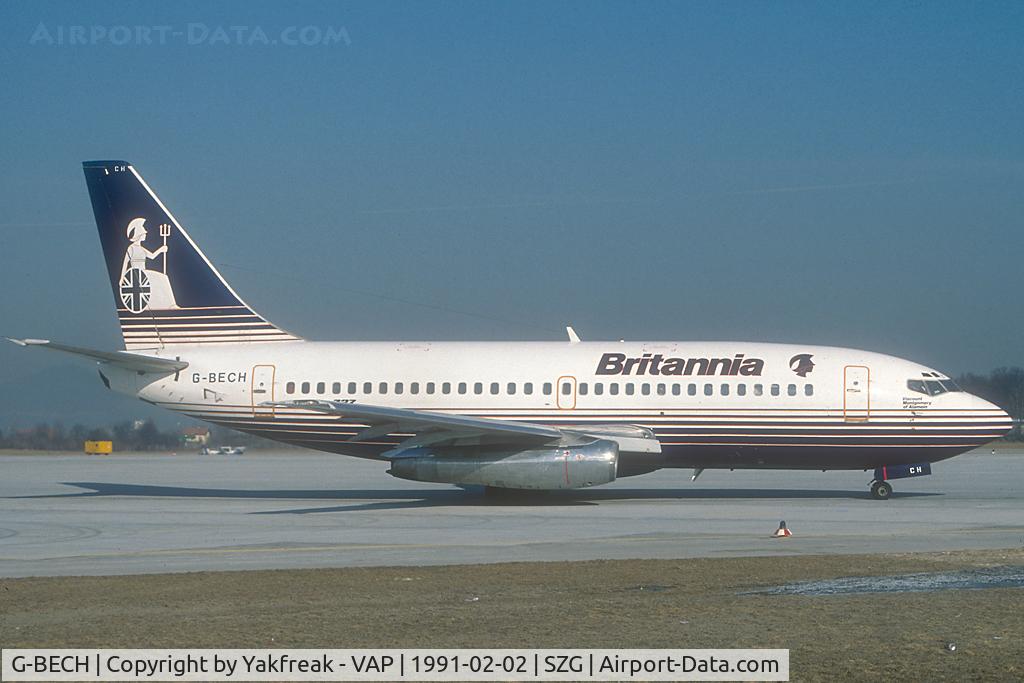 G-BECH, 1977 Boeing 737-204 C/N 21336, Britannia Boeing 737-200