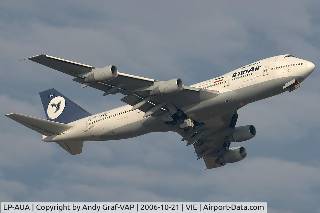 EP-AUA, 1981 Boeing 747-230B C/N 22670, Iran Air 747-200