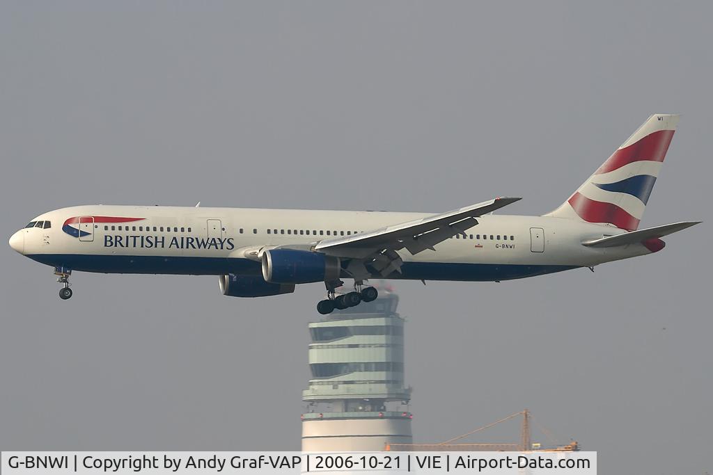 G-BNWI, 1990 Boeing 767-336 C/N 24341, British Airways 767-300