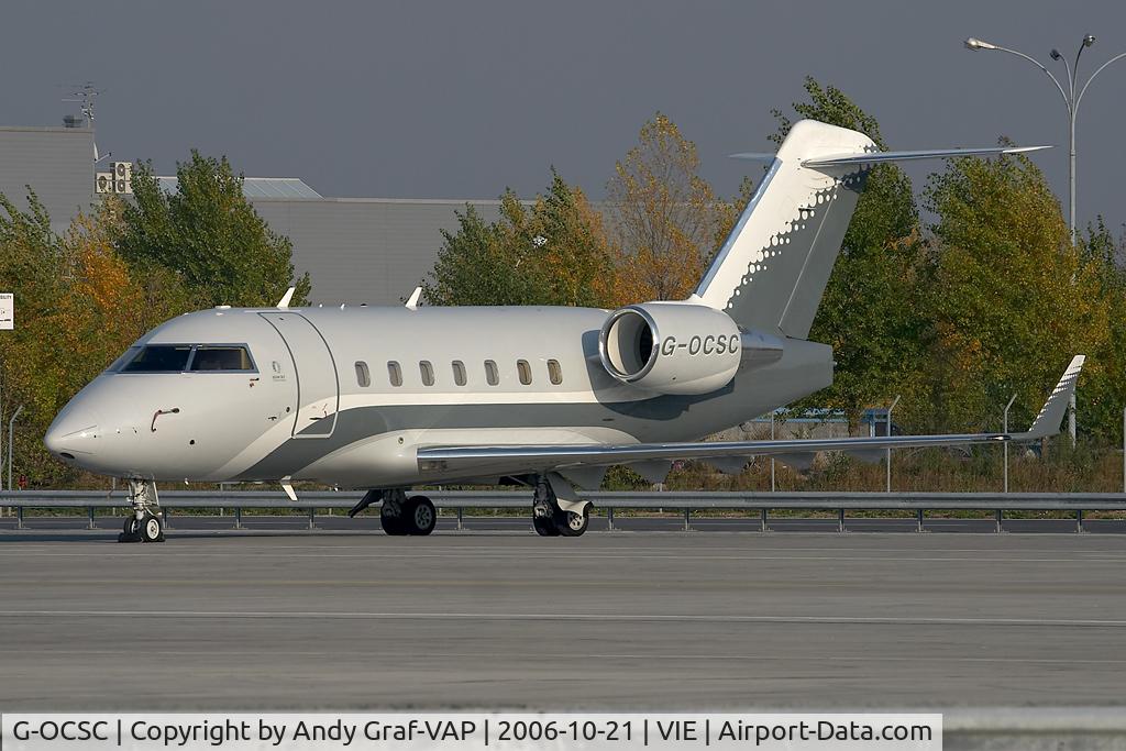 G-OCSC, 2001 Bombardier Challenger 604 (CL-600-2B16) C/N 5505, GAC West