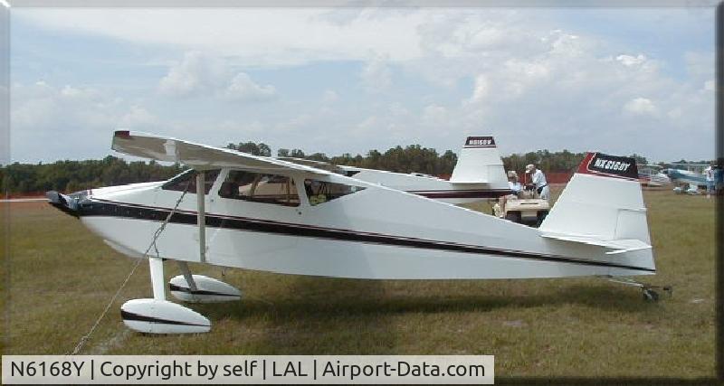 N6168Y, 1995 Wittman W-10 Tailwind C/N JC5, at sun 'n fun