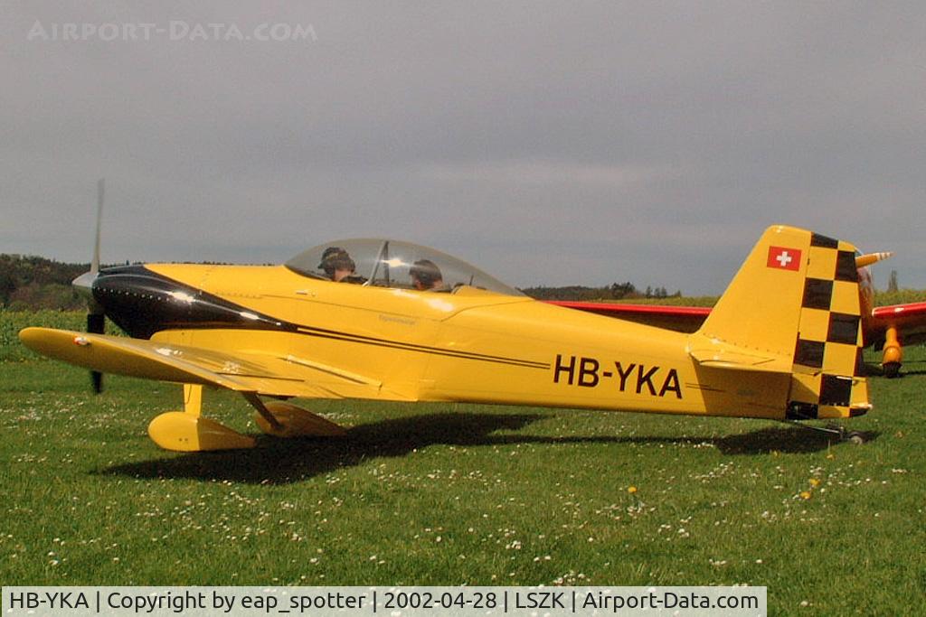 HB-YKA, 2001 Vans RV-4 C/N 2626, Van's RV-4 Experimental - constr. amateur