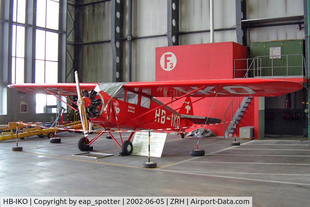 HB-IKO, 1934 Comte AC-4B Gentleman C/N 034, survived the Swissair-Grounding