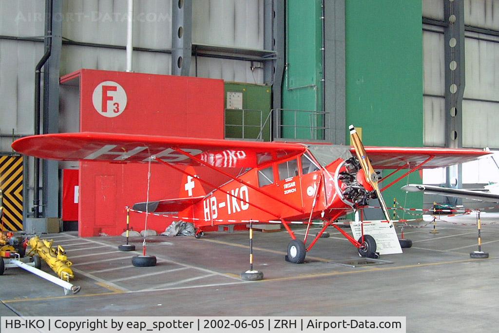 HB-IKO, 1934 Comte AC-4B Gentleman C/N 034, survived the Swissair-Grounding