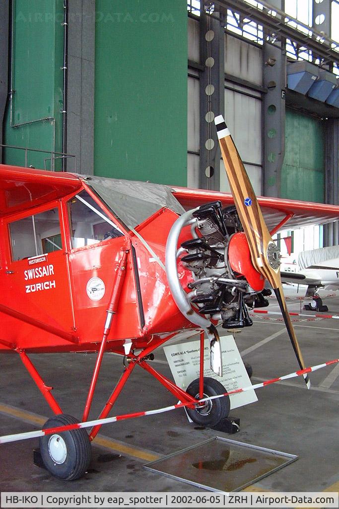 HB-IKO, 1934 Comte AC-4B Gentleman C/N 034, survived the Swissair-Grounding