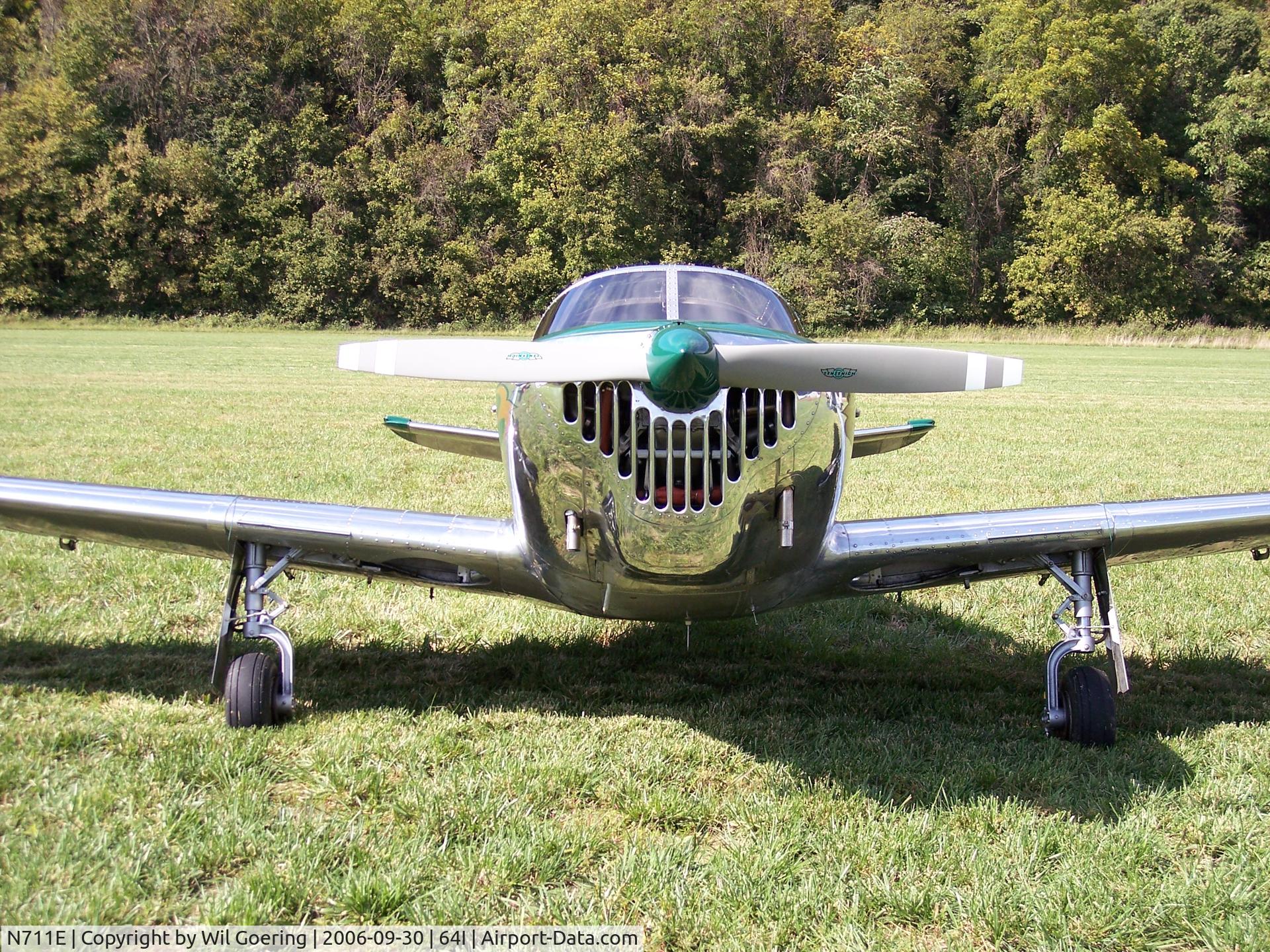 N711E, 1948 Temco GC-1B Swift C/N 3693, Happy Flight