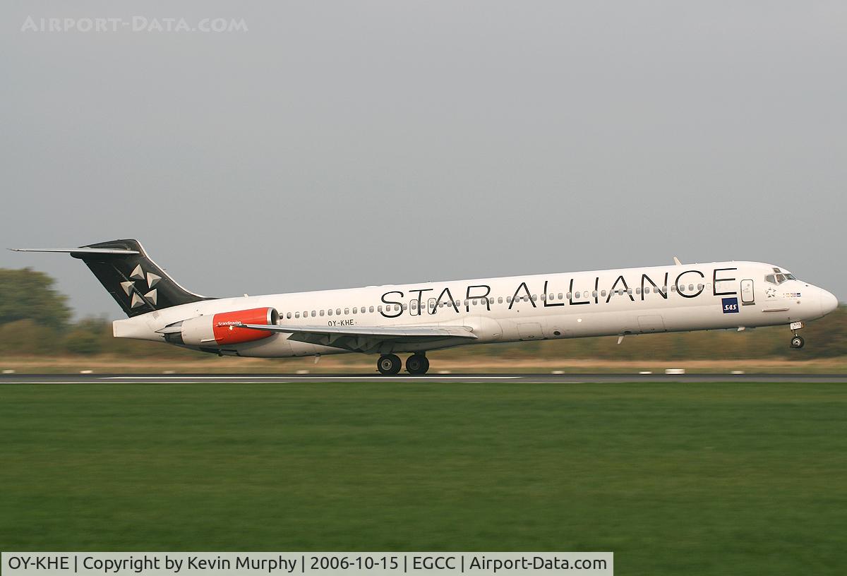 OY-KHE, 1988 McDonnell Douglas MD-82 (DC-9-82) C/N 49604, SAS MD-82