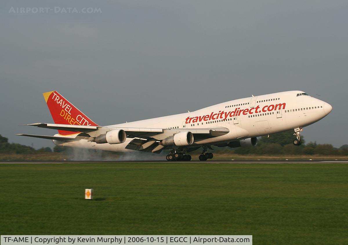 TF-AME, 1984 Boeing 747-312 C/N 23032, Smokey Jumbo