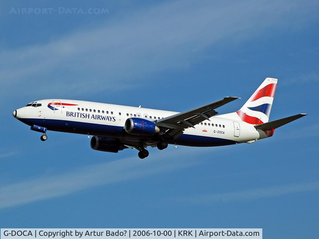 G-DOCA, 1991 Boeing 737-436 C/N 25267, British Airways