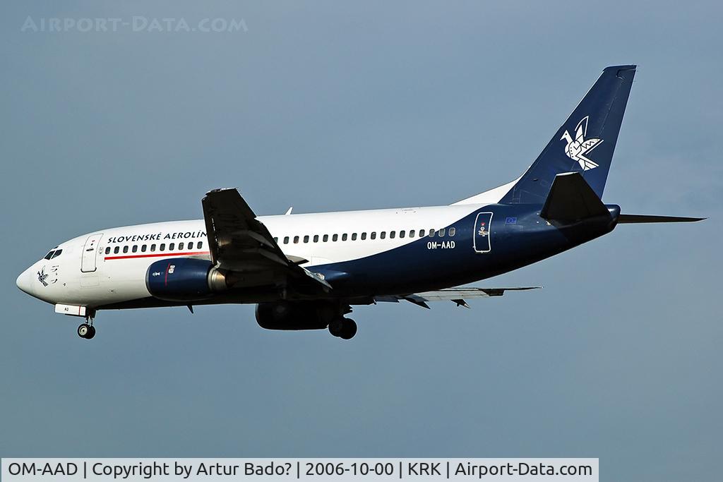 OM-AAD, 1987 Boeing 737-33A C/N 23636, Slovakia Airlines