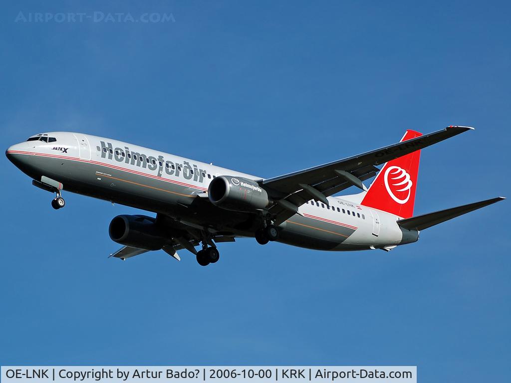 OE-LNK, 1999 Boeing 737-8Z9 C/N 28178, JetX