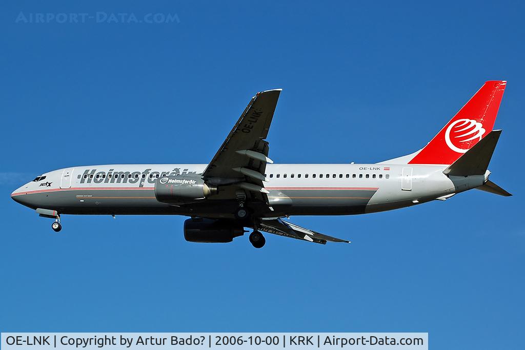 OE-LNK, 1999 Boeing 737-8Z9 C/N 28178, JetX