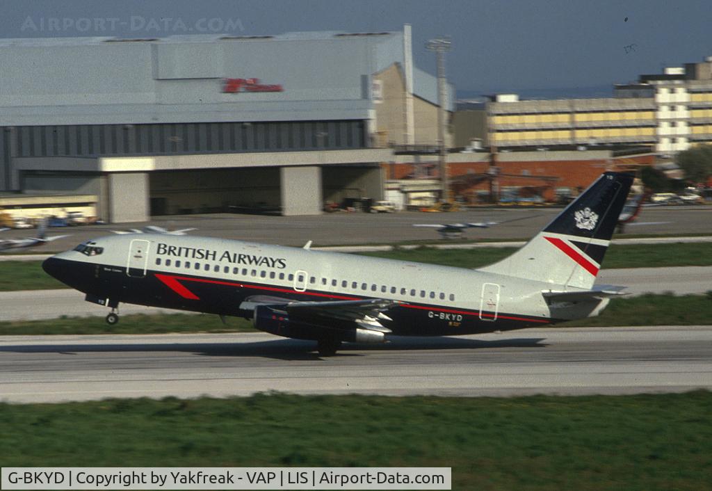 G-BKYD, 1984 Boeing 737-236 C/N 23162, British Airways Boeing 737-200