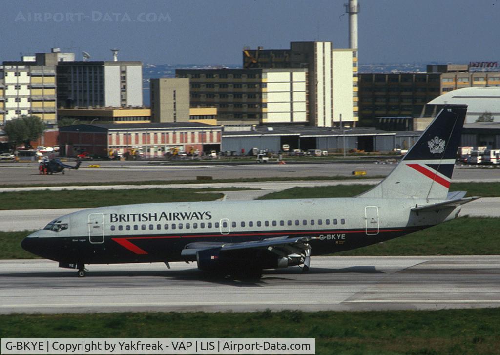 G-BKYE, 1984 Boeing 737-236 C/N 23163, British Airways Boeing 737-200