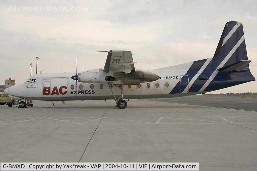 G-BMXD, 1969 Fokker F-27-500 Friendship C/N 10417, BAC Express Fokker 27