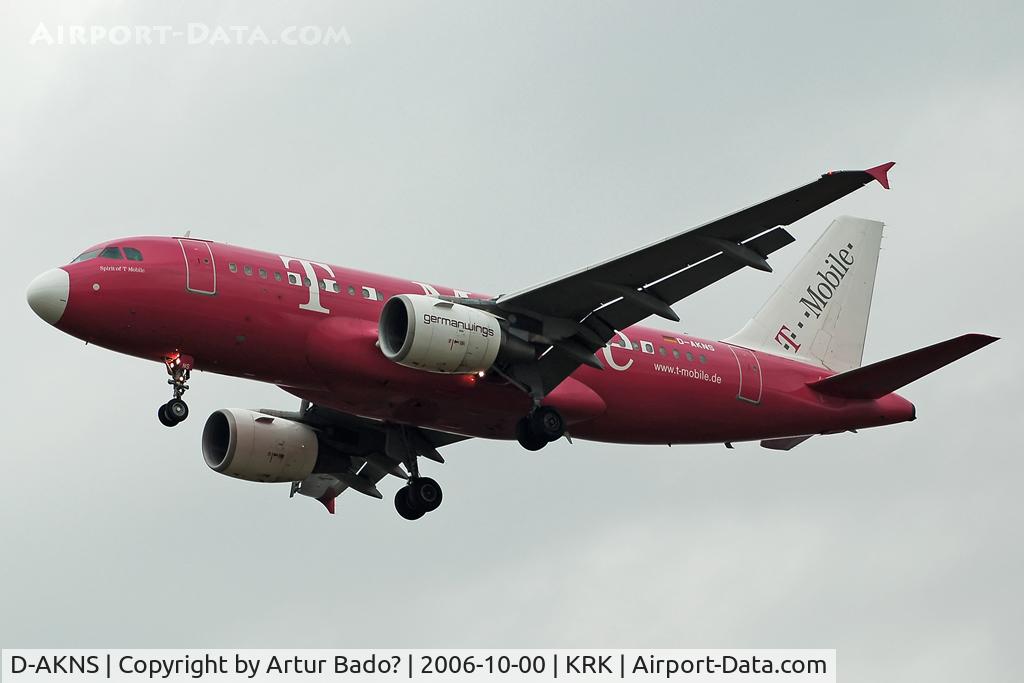 D-AKNS, 2000 Airbus A319-112 C/N 1277, Germanwings