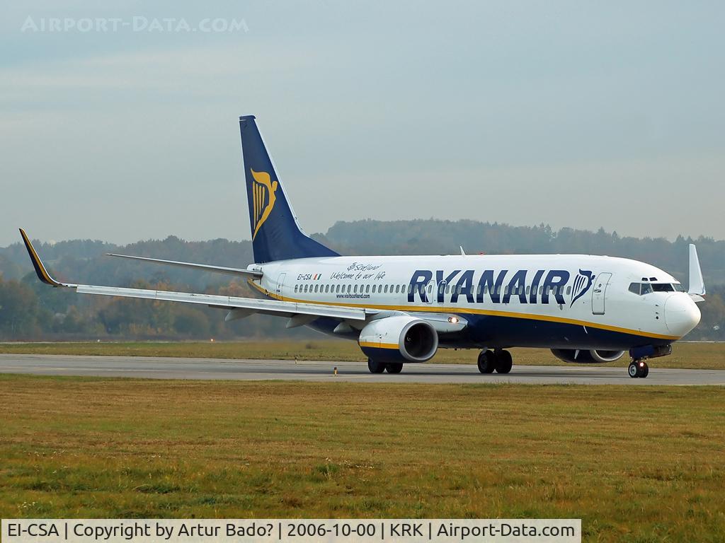 EI-CSA, 1999 Boeing 737-8AS C/N 29916, Ryanair