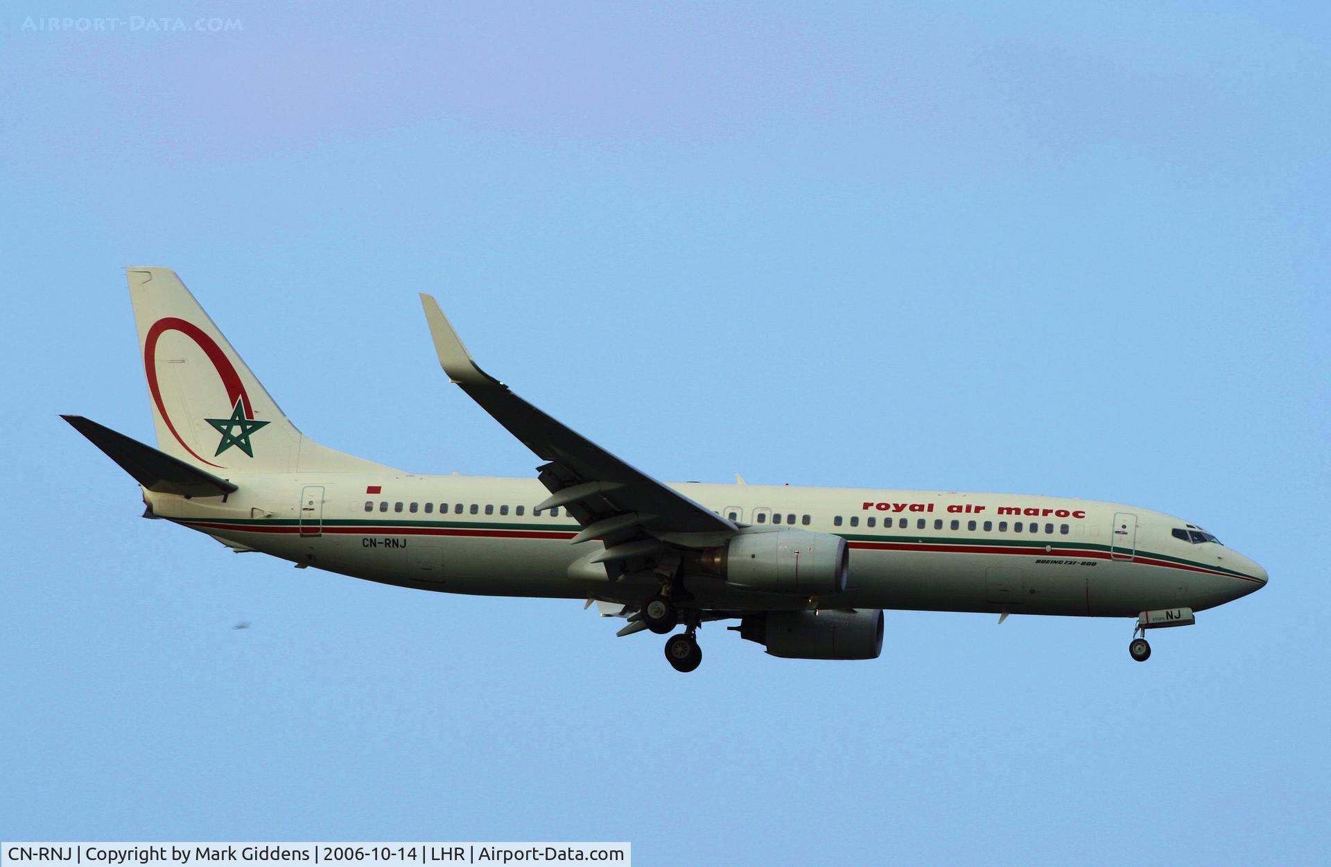 CN-RNJ, 1998 Boeing 737-8B6 C/N 28980, CN-RNJ  Boeing 737-8B6  Royal Air Maroc