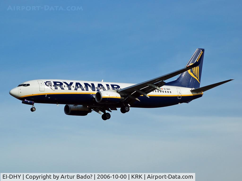 EI-DHY, 2005 Boeing 737-8AS C/N 33824, Ryanair