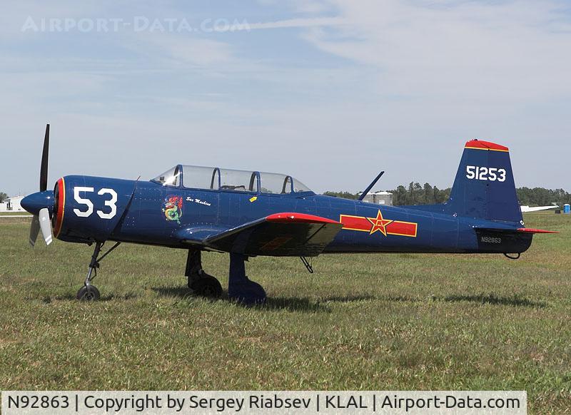 N92863, 1972 Nanchang CJ-6A C/N 2851253, Sun-n-fun 2005