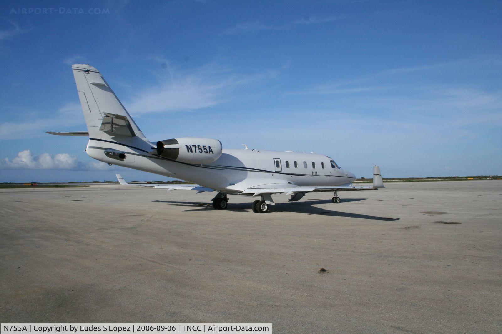 N755A, 1998 Israel Aircraft Industries ASTRA SPX C/N 103, At Curacao Airport Ramp