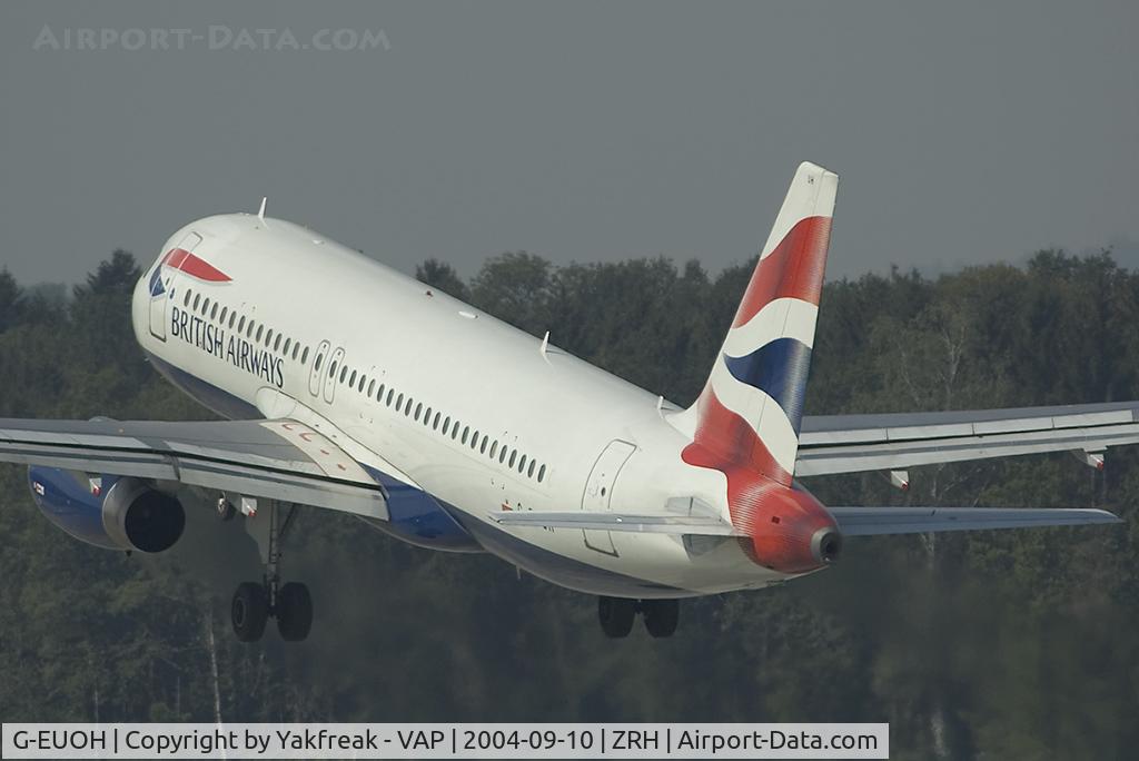G-EUOH, 2001 Airbus A319-131 C/N 1604, British Airays Airbus 319