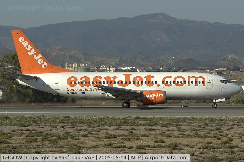 G-IGOW, 1988 Boeing 737-3Y0 C/N 23923, Easyjet Boeing 737-300