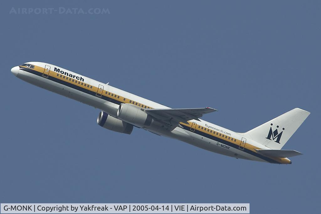 G-MONK, 1988 Boeing 757-2T7 C/N 24105, Monarch Boeing 757-200