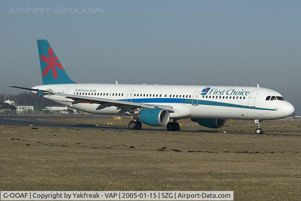 G-OOAF, 1997 Airbus A321-211 C/N 677, First Choice Airbus 321