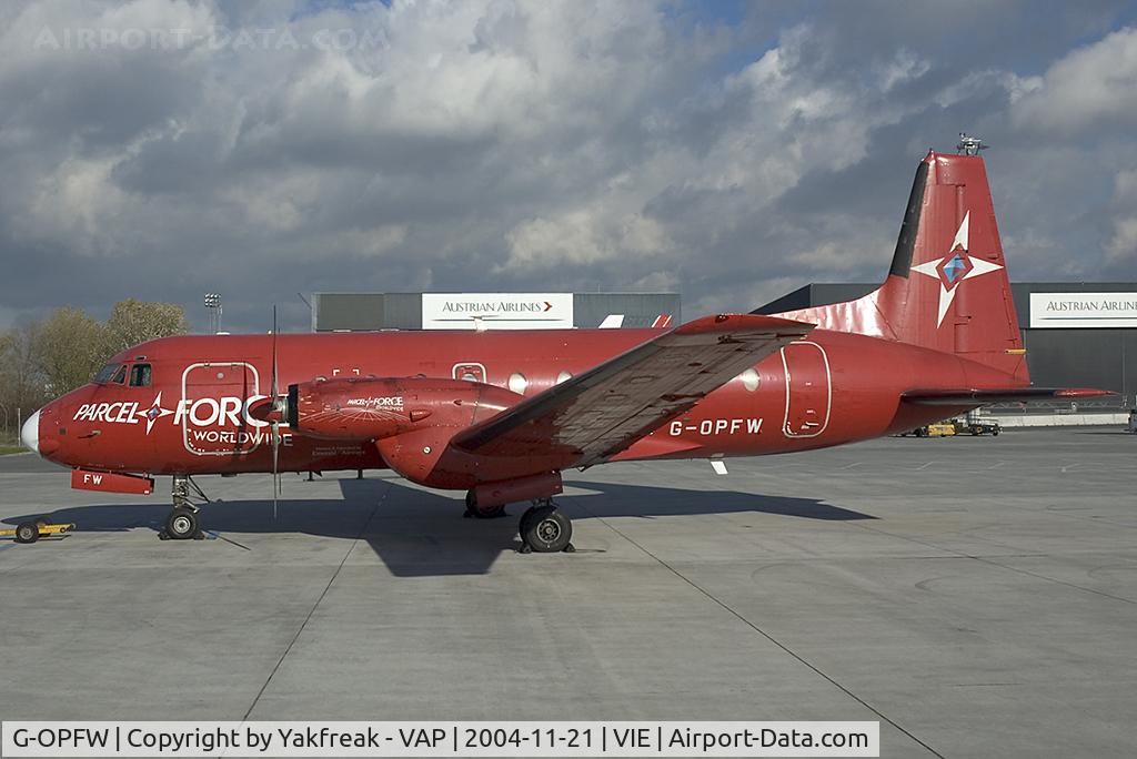 G-OPFW, 1972 Hawker Siddeley HS.748 Series 2A C/N 1714, Parcelforce HS748