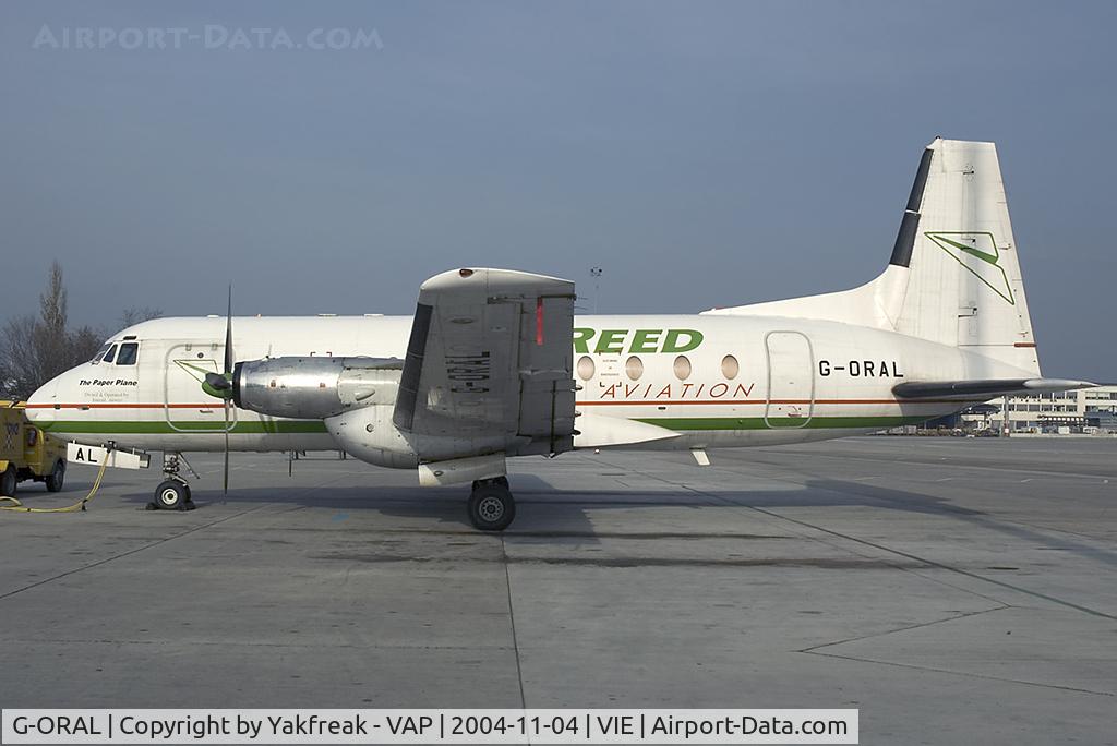 G-ORAL, 1977 Hawker Siddeley HS.748 Series 2A C/N 1756, Reed Aviation HS748
