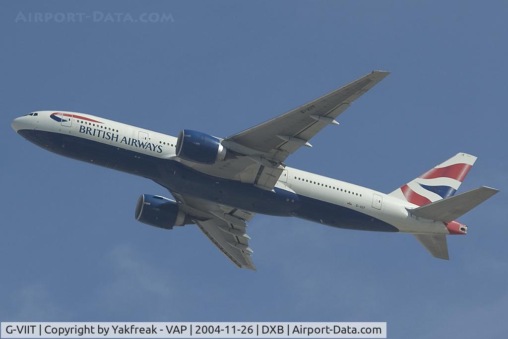 G-VIIT, 1999 Boeing 777-236 C/N 29962, British Airways Boeing 777-200