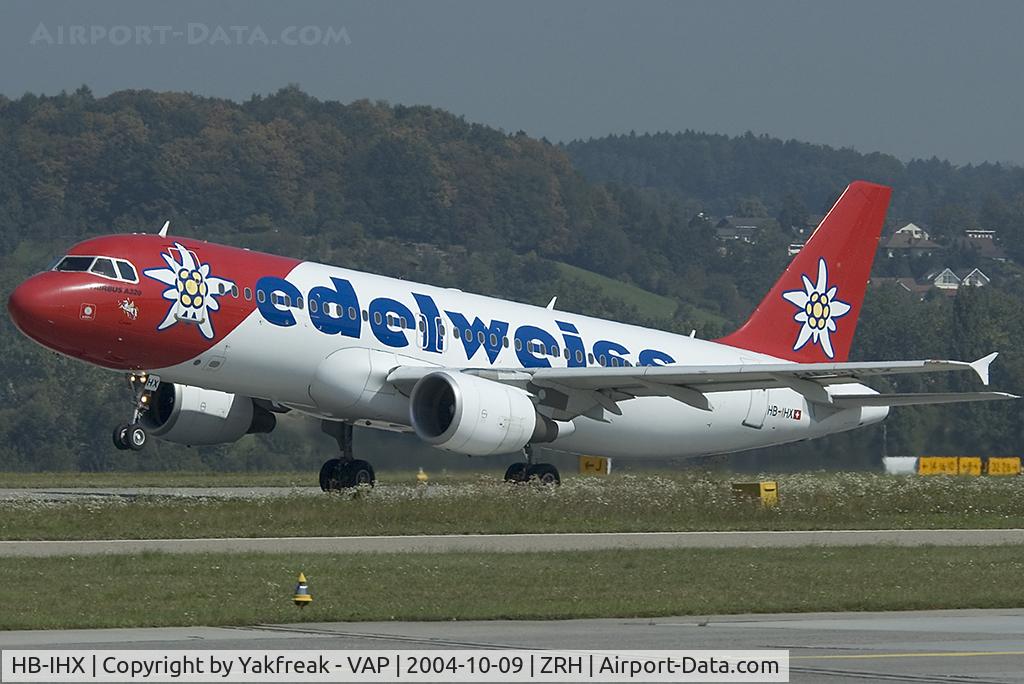 HB-IHX, 1998 Airbus A320-214 C/N 0942, Edelweiss Airbus 320