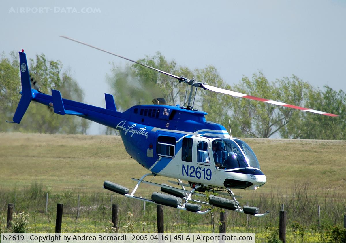 N2619, 1990 Bell 206L-3 LongRanger III C/N 51375, @ home-base