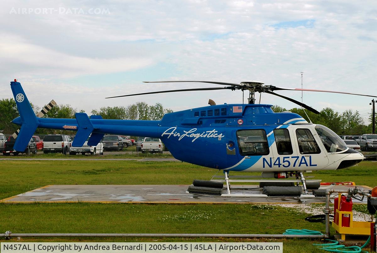 N457AL, 1997 Bell 407 C/N 53151, @ home-base
